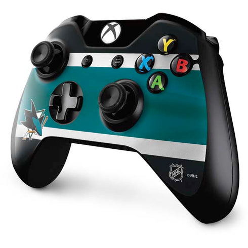 NHL San Jose Sharks Jersey Xbox One Controller Skin