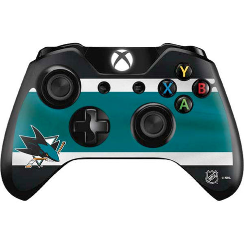 NHL San Jose Sharks Jersey Xbox One Controller Skin