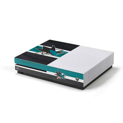 NHL San Jose Sharks Jersey Xbox One S Console Skin