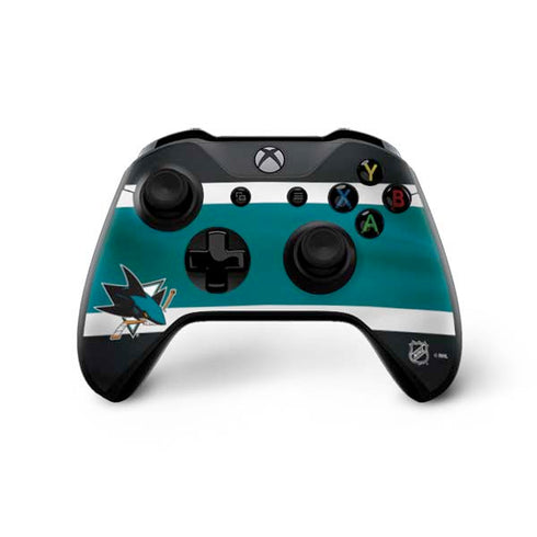 NHL San Jose Sharks Jersey Xbox One X Controller Skin