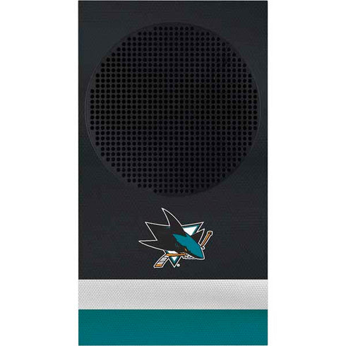NHL San Jose Sharks Jersey Xbox Series S Console Skin