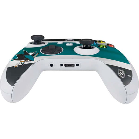 NHL San Jose Sharks Jersey Xbox Series S Controller Skin