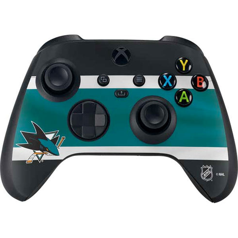 NHL San Jose Sharks Jersey Xbox Series X Controller Skin