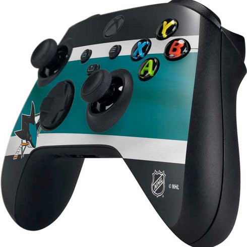 NHL San Jose Sharks Jersey Xbox Series X Controller Skin