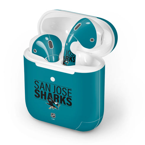NHL San Jose Sharks Lineup Apple AirPods 2 Skin