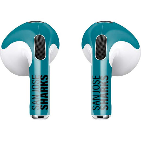 NHL San Jose Sharks Lineup Apple AirPods (3rd Gen 2021) Skin