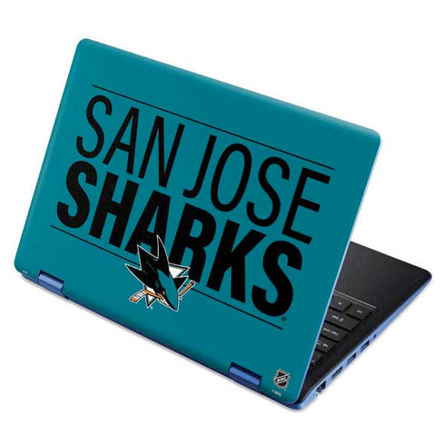 NHL San Jose Sharks Lineup Aspire R11 11.6in Skin