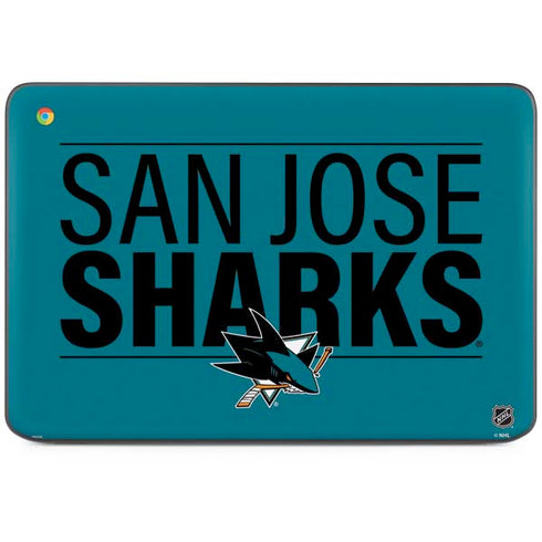 NHL San Jose Sharks Lineup HP Chromebook Skin