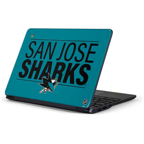 NHL San Jose Sharks Lineup Samsung Chromebook Skin