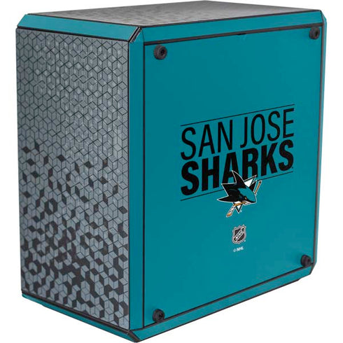 NHL San Jose Sharks Lineup Cooler Master MasterBox Q300L Mini Tower Skin