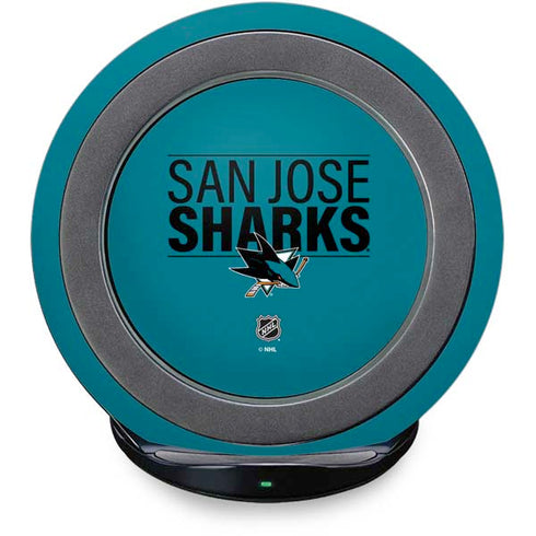 NHL San Jose Sharks Lineup Fast Charge Wireless Charging Stand Skin