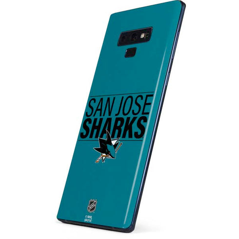 NHL San Jose Sharks Lineup Galaxy Note 9 Skin