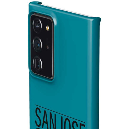 NHL San Jose Sharks Lineup Galaxy Note20 Ultra 5G Lite Case