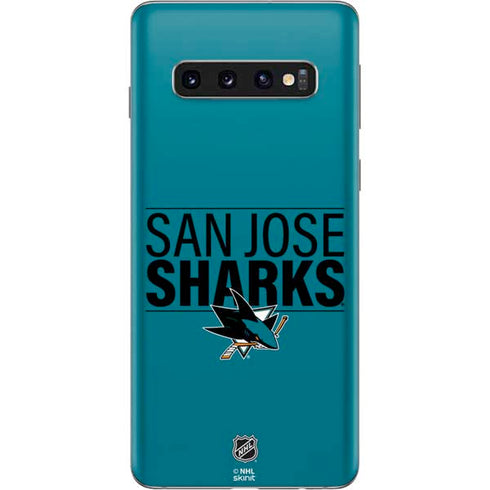 NHL San Jose Sharks Lineup Galaxy S10 Skin