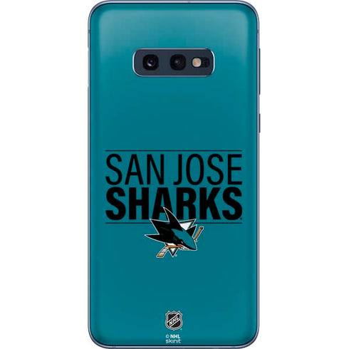 NHL San Jose Sharks Lineup Galaxy S10e Skin