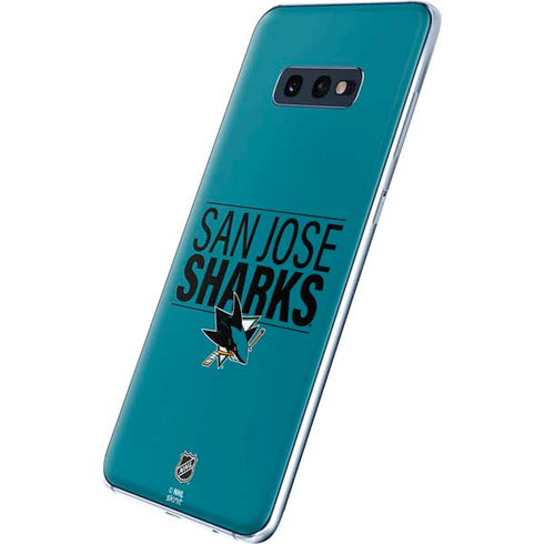 NHL San Jose Sharks Lineup Galaxy S10e Skin