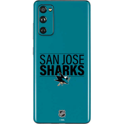 NHL San Jose Sharks Lineup Galaxy S20 Fan Edition Skin