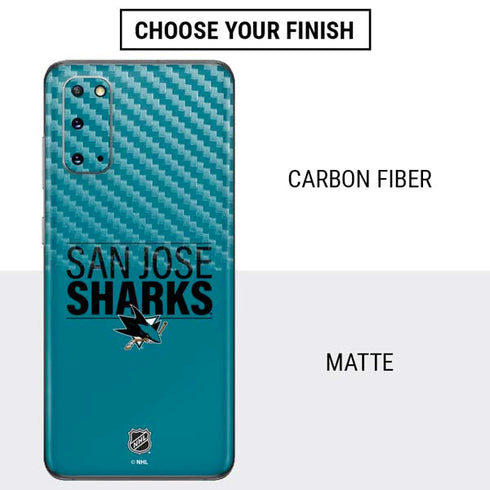 NHL San Jose Sharks Lineup Galaxy S20 Skin