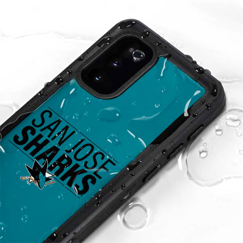 NHL San Jose Sharks Lineup Galaxy S20 Waterproof Case