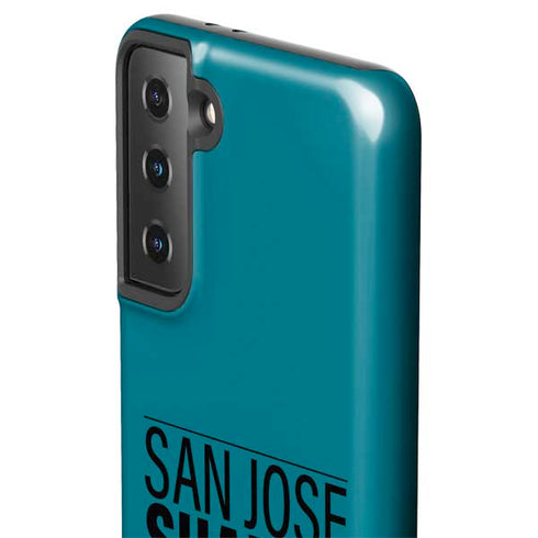 NHL San Jose Sharks Lineup Galaxy S21 FE Pro Case