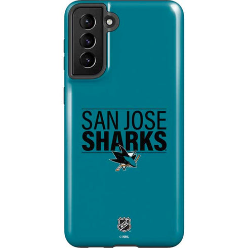 NHL San Jose Sharks Lineup Galaxy S21 Plus 5G Pro Case