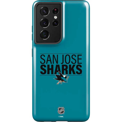 NHL San Jose Sharks Lineup Galaxy S21 Ultra 5G Pro Case