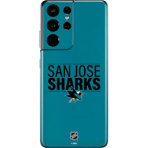 NHL San Jose Sharks Lineup Galaxy S21 Ultra 5G Skin