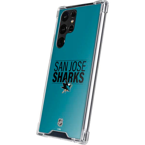 NHL San Jose Sharks Lineup Galaxy S22 Ultra Clear Case