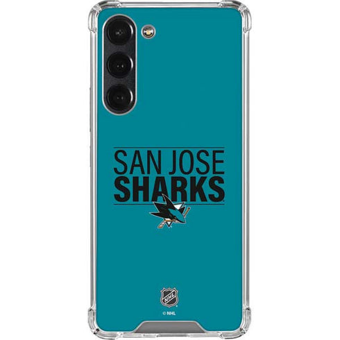 NHL San Jose Sharks Lineup Galaxy S23 Plus Clear Case