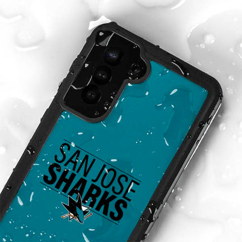 NHL San Jose Sharks Lineup Galaxy S23 Plus Waterproof Case