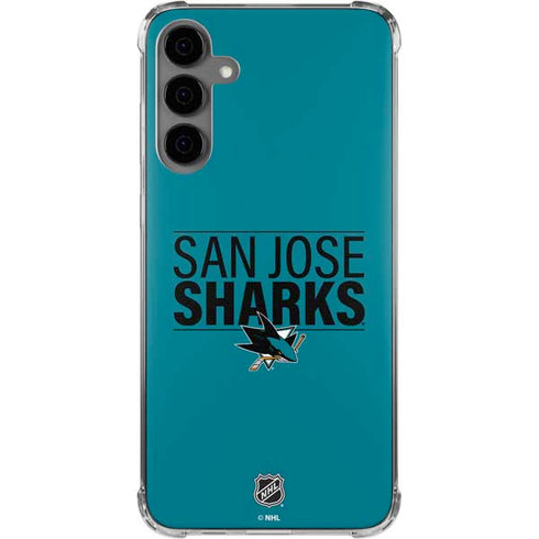 NHL San Jose Sharks Lineup Galaxy S24 Plus Clear Case