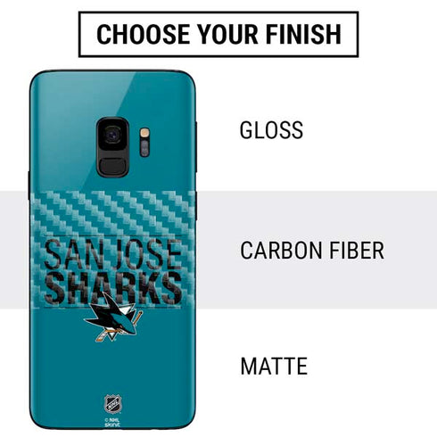 NHL San Jose Sharks Lineup Galaxy S9 Skin