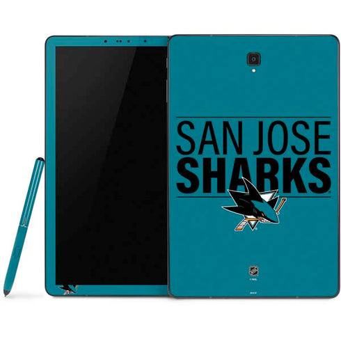 NHL San Jose Sharks Lineup Samsung Galaxy Tab Skin