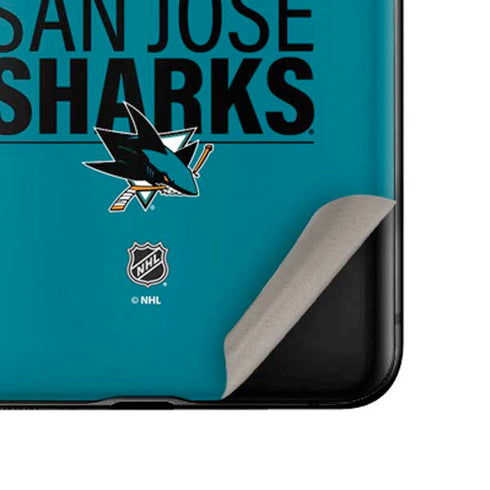 NHL San Jose Sharks Lineup Galaxy Z Flip Skin