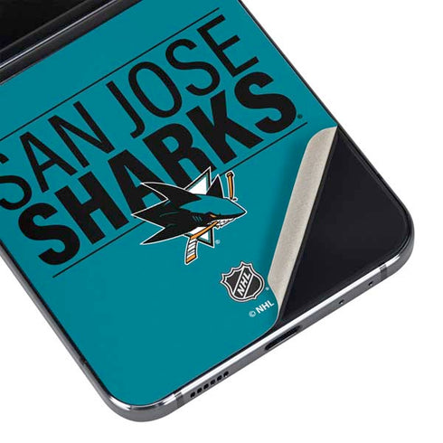 NHL San Jose Sharks Lineup Galaxy Z Flip5 5G Skin