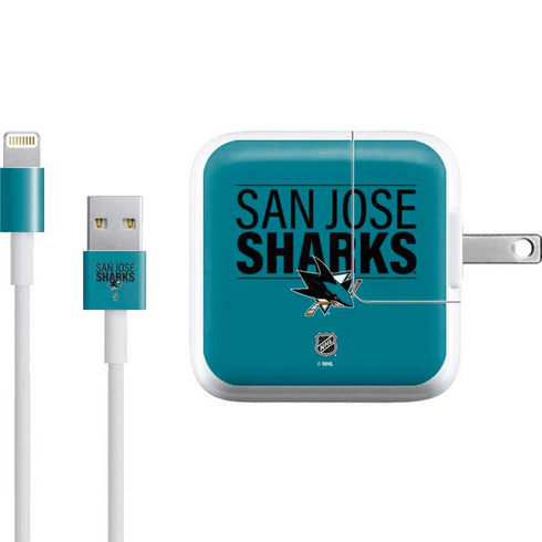 NHL San Jose Sharks Lineup iPad Charger (10W USB) Skin