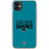 NHL San Jose Sharks Lineup iPhone 11 Clear Case