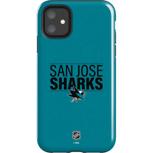 NHL San Jose Sharks Lineup iPhone 11 Impact Case