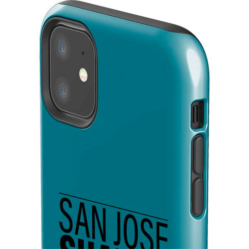 NHL San Jose Sharks Lineup iPhone 11 Impact Case