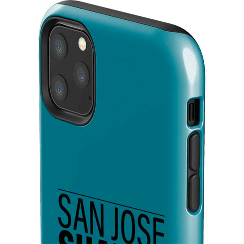NHL San Jose Sharks Lineup iPhone 11 Pro Max Impact Case