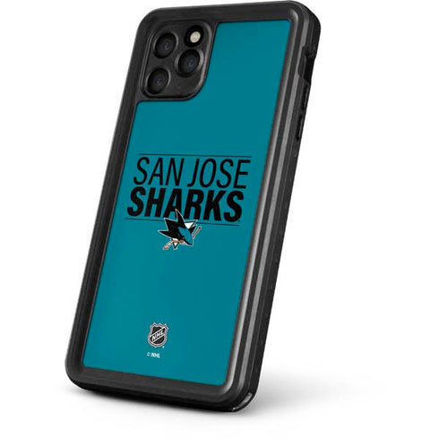 NHL San Jose Sharks Lineup iPhone 11 Pro Max Waterproof Case