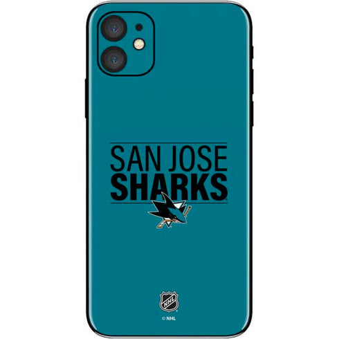NHL San Jose Sharks Lineup iPhone 11 Skin