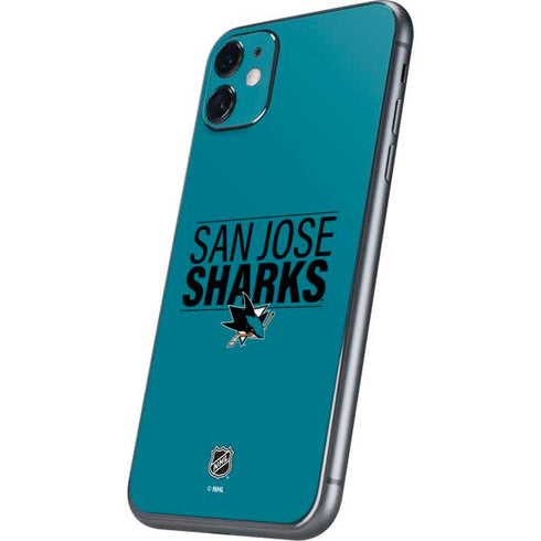 NHL San Jose Sharks Lineup iPhone 11 Skin