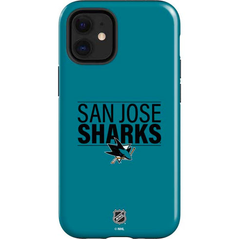 NHL San Jose Sharks Lineup iPhone 12 Mini Impact Case