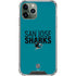 NHL San Jose Sharks Lineup iPhone 12 Pro Clear Case