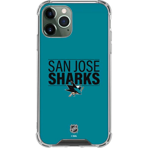 NHL San Jose Sharks Lineup iPhone 12 Pro Max Clear Case
