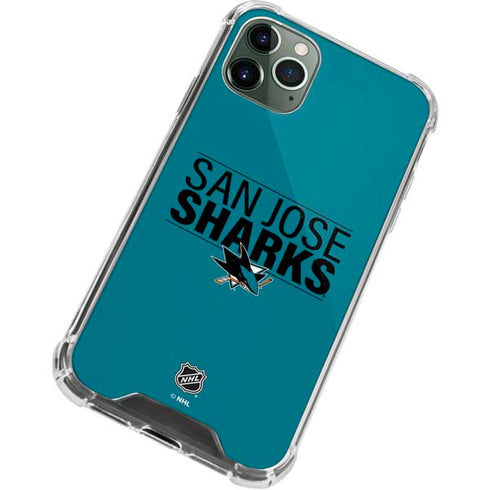 NHL San Jose Sharks Lineup iPhone 12 Pro Max Clear Case