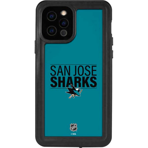 NHL San Jose Sharks Lineup iPhone 12 Pro Waterproof Case