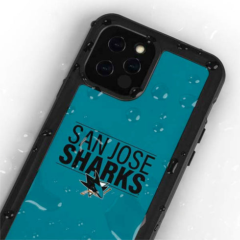 NHL San Jose Sharks Lineup iPhone 12 Pro Waterproof Case