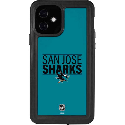 NHL San Jose Sharks Lineup iPhone 12 Waterproof Case
